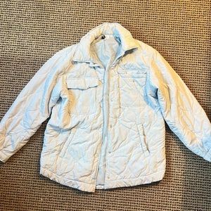 Baby Blue Button-Down Jacket